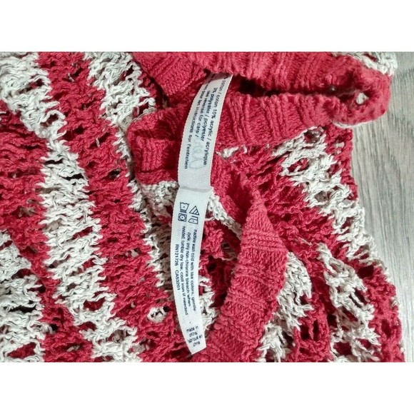 Aeropostale Long Sleeve Knit Sweater Womens Extra Small Striped Stretch - Picture 7 of 7